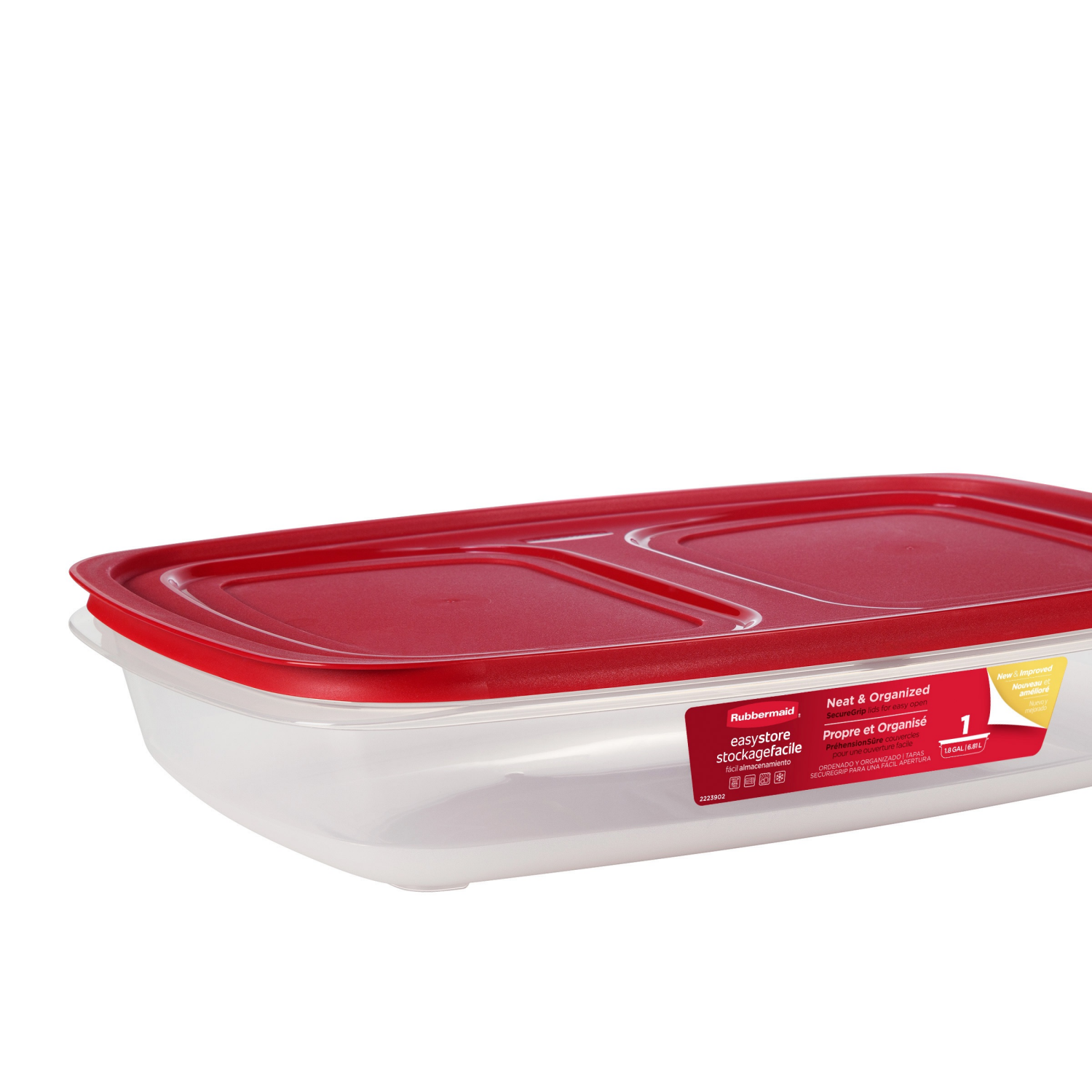 slide 1 of 1, Rubbermaid EasyStore 28.8C XL Rectangle, XL