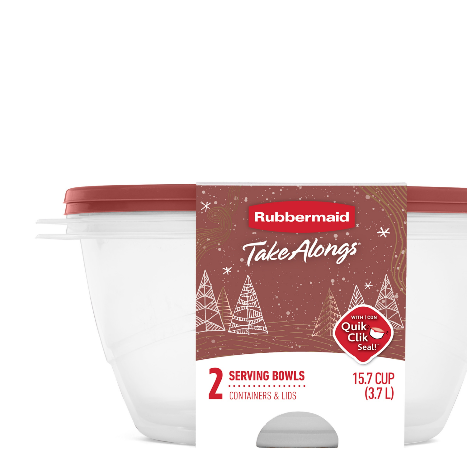 slide 1 of 1, Rubbermaid Takealong Bowl 2pk 15.7C Mpl, 2 ct