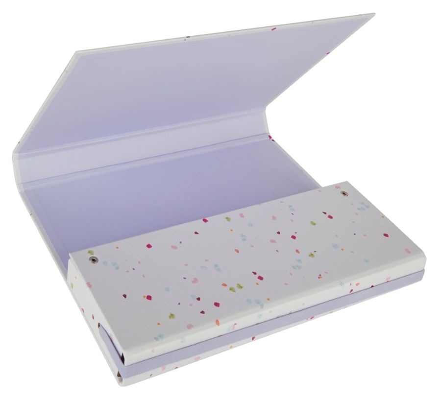 slide 2 of 3, Office Depot File Box, Letter Size, Multicolor Speckles, 1 ct