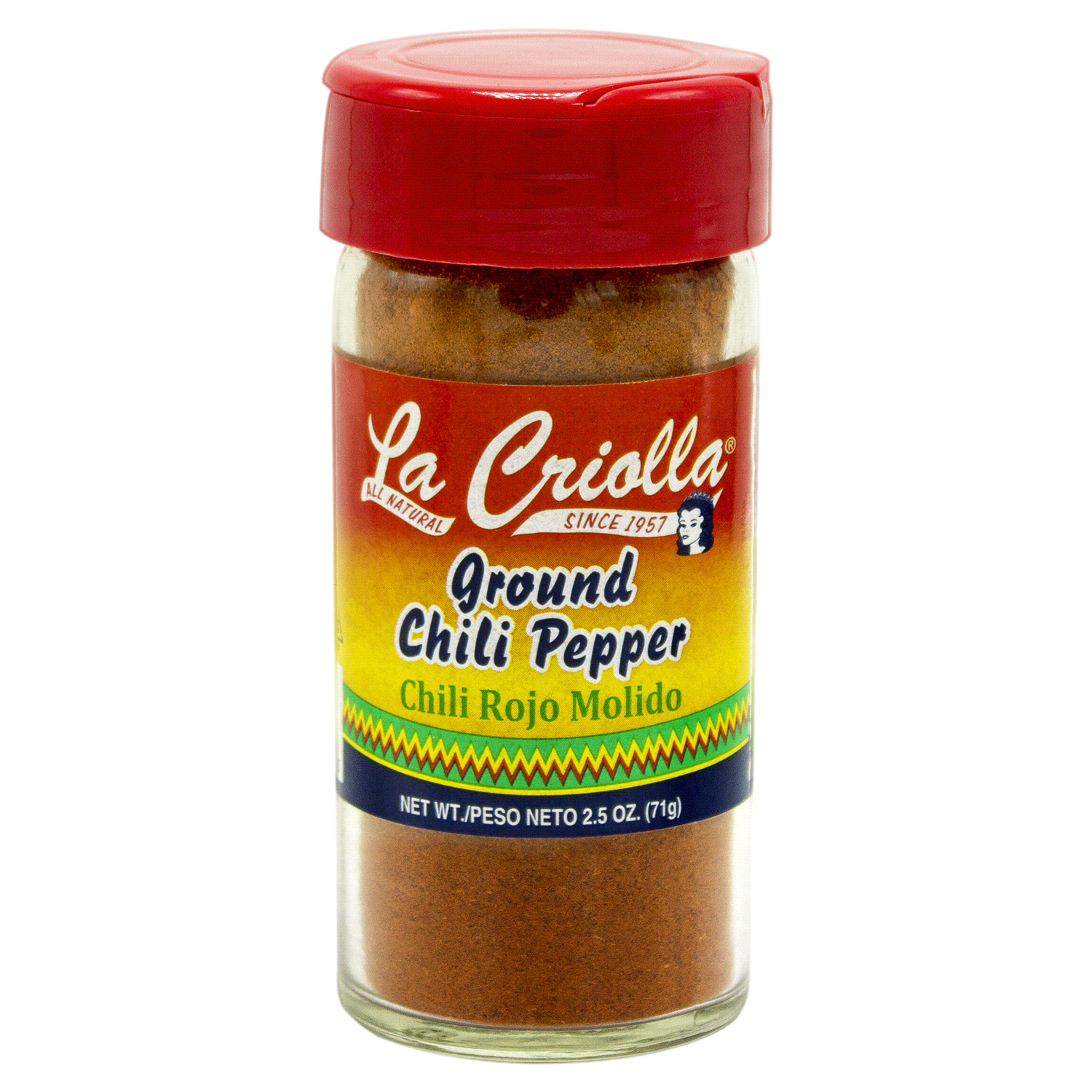 slide 1 of 2, La Criolla Ground Chili Pepper, 2.5 oz