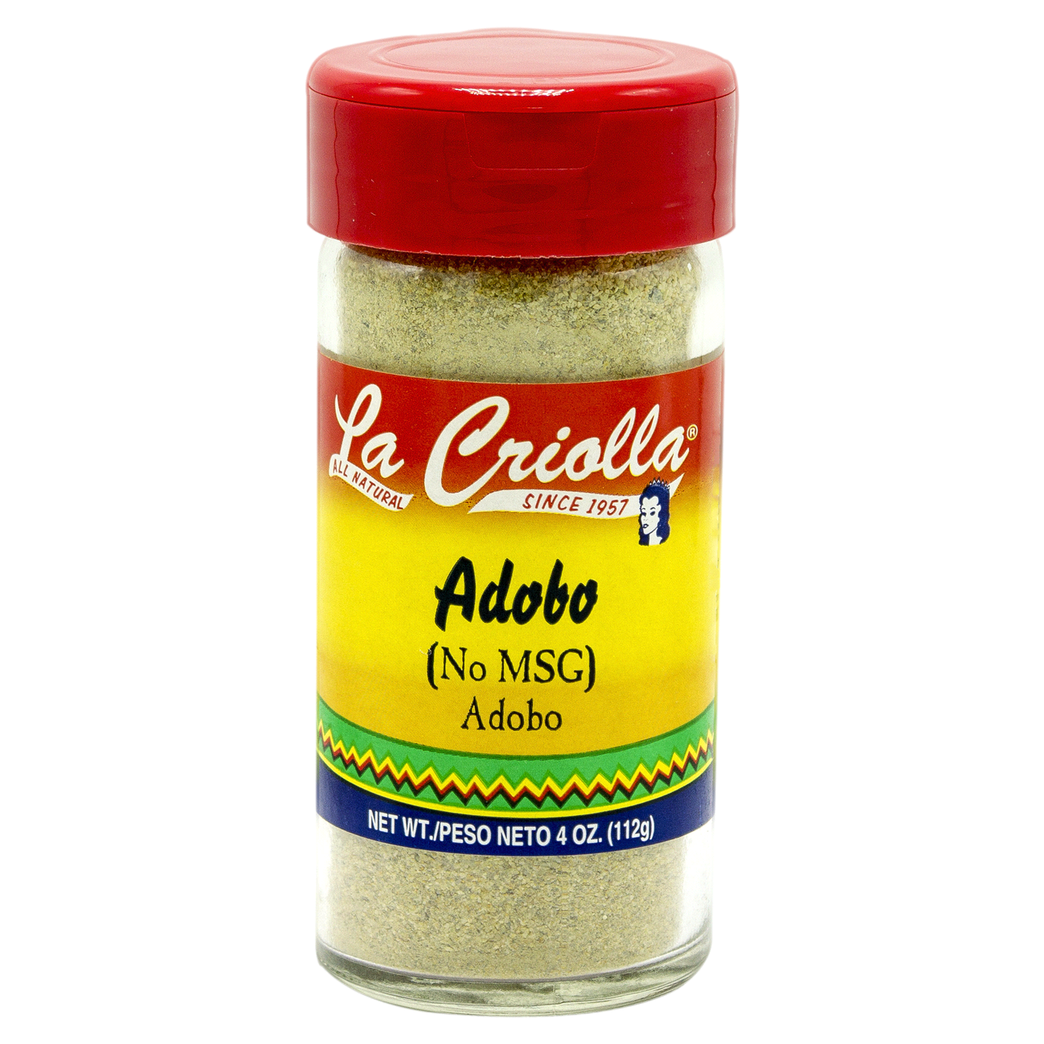 slide 1 of 2, La Criolla Adobo 4 oz, 4 oz
