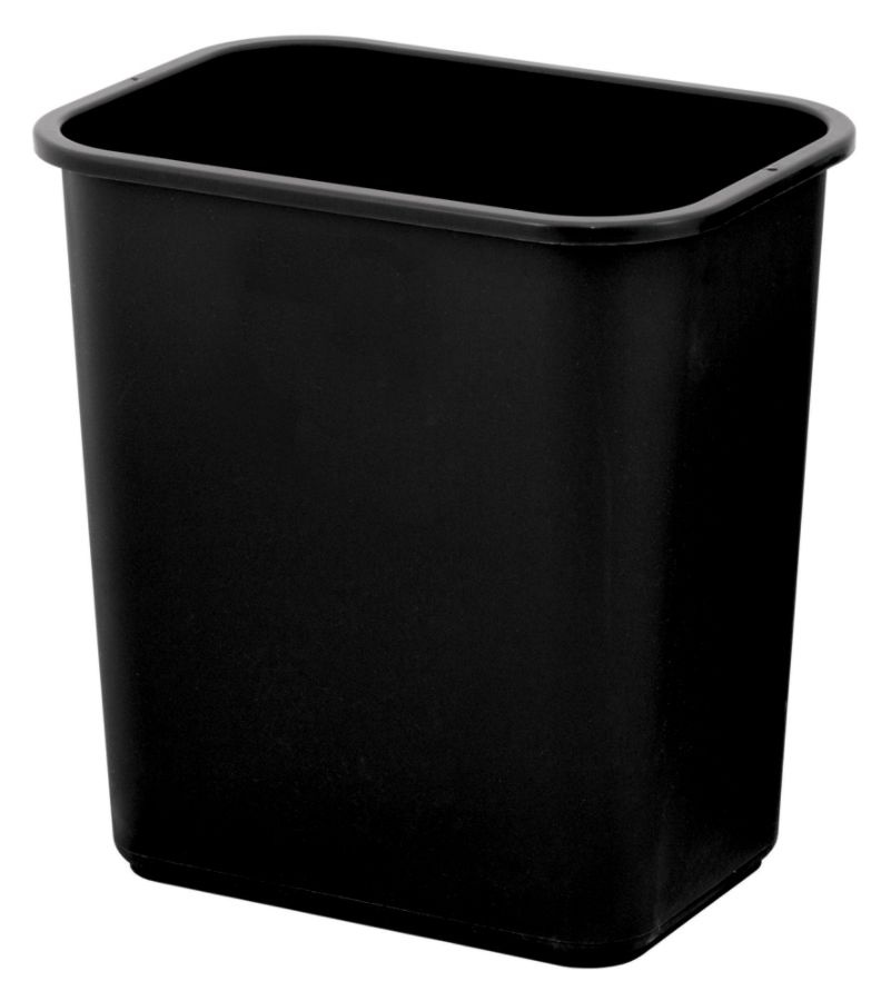 slide 2 of 2, Highmark Wastebasket - Black, 1 ct