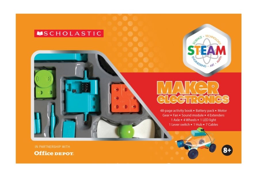 slide 7 of 8, Scholastic Steam Maker Electronics Activity Kit, Grades 2 To 5, 1 ct