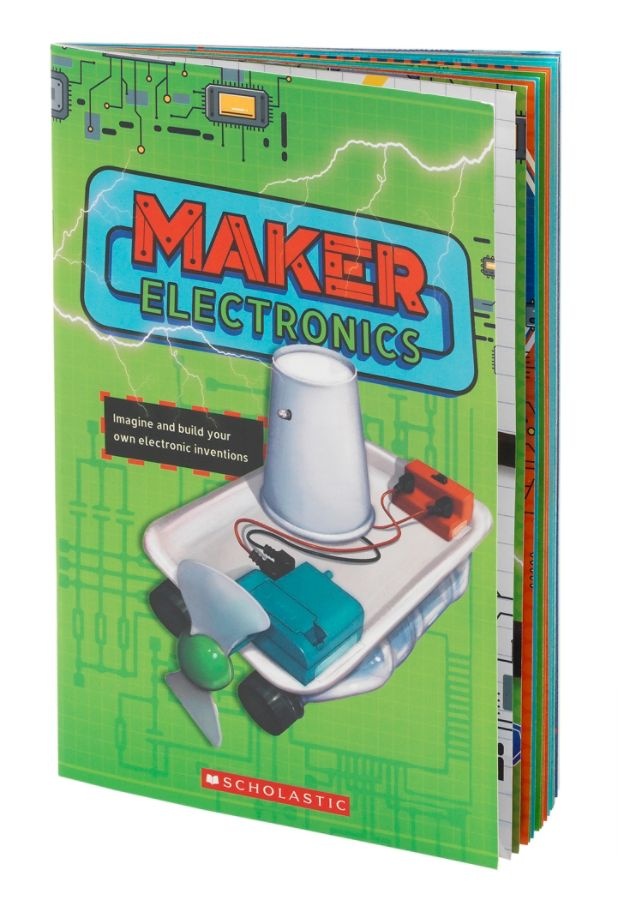 slide 2 of 8, Scholastic Steam Maker Electronics Activity Kit, Grades 2 To 5, 1 ct