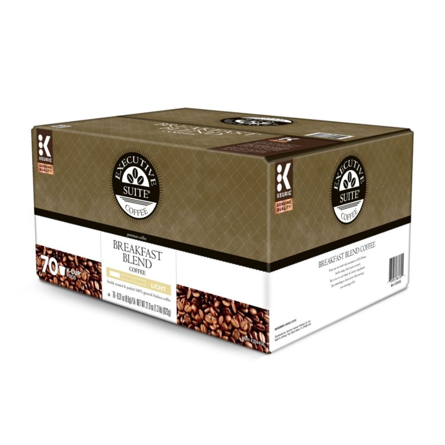 slide 3 of 4, Executive Suite Breakfast Blend Coffee Keurig K-Cup Pods, Box Of - 70 ct, 70 ct