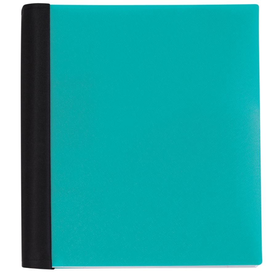 slide 6 of 8, Office Depot Brand Spiral Stellar Poly Notebook, 9'' X 11'', 3 Subject, College Ruled, 150 Sheets, 57% Recycled, Assorted Colors, 150 ct