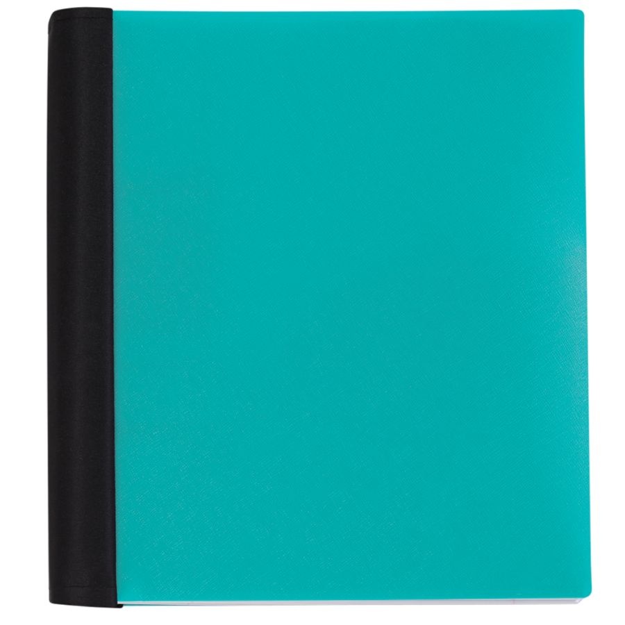 slide 8 of 8, Office Depot Brand Spiral Stellar Poly Notebook, 9'' X 11'', 3 Subject, College Ruled, 150 Sheets, 57% Recycled, Assorted Colors, 150 ct