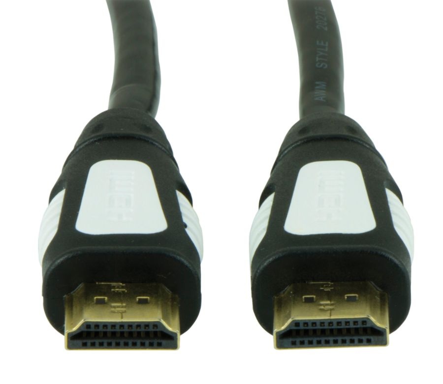 slide 3 of 3, Ativa Gold-Plated Hdmi Cable With Ethernet, 12', 1 ct