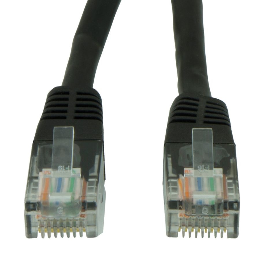 slide 2 of 3, Ativa 3'Cat 5E Ethernet Cable, Black, 1 ct