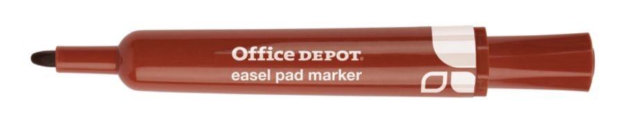 slide 8 of 8, Office Depot Easel Pad Markers, 100% Recycled, Assorted, Pack Of 8, 8 ct