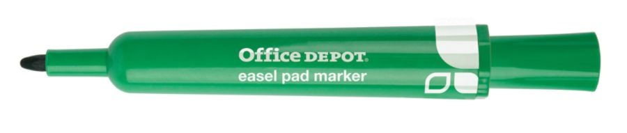 slide 3 of 8, Office Depot Easel Pad Markers, 100% Recycled, Assorted, Pack Of 8, 8 ct