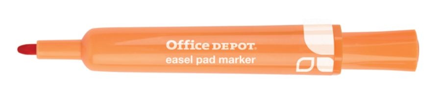 slide 6 of 8, Office Depot Easel Pad Markers, 100% Recycled, Assorted, Pack Of 8, 8 ct