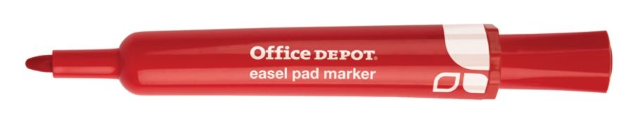 slide 7 of 8, Office Depot Easel Pad Markers, 100% Recycled, Assorted, Pack Of 8, 8 ct