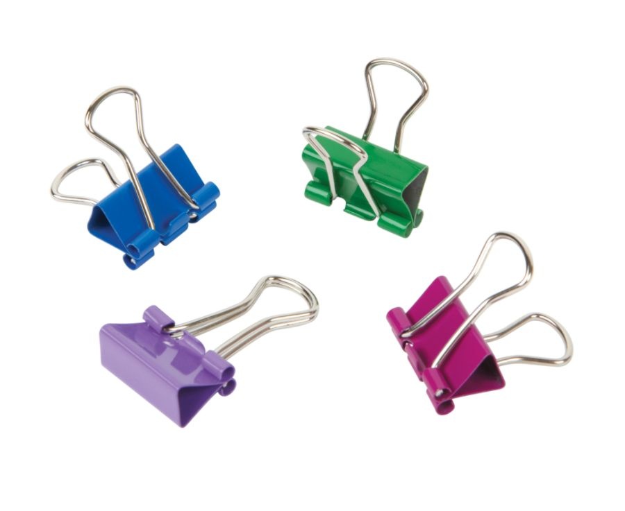 slide 6 of 6, Office Depot Binder Clip Combo Pack, Assorted Sizes, Assorted Colors, 200 ct