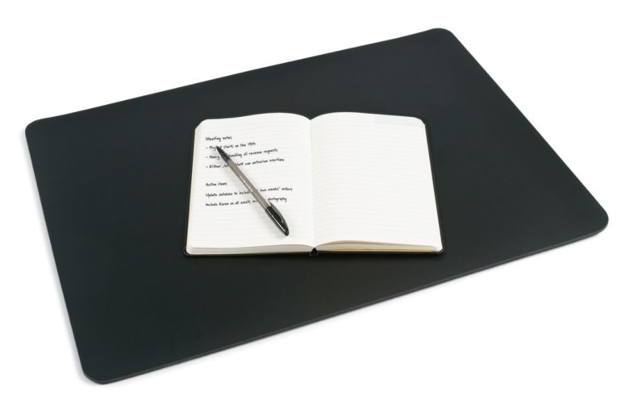 slide 4 of 4, Office Depot Brand Ultra-Smooth Writing Surface With Microban, 12'' X 17'', Black, 1 ct