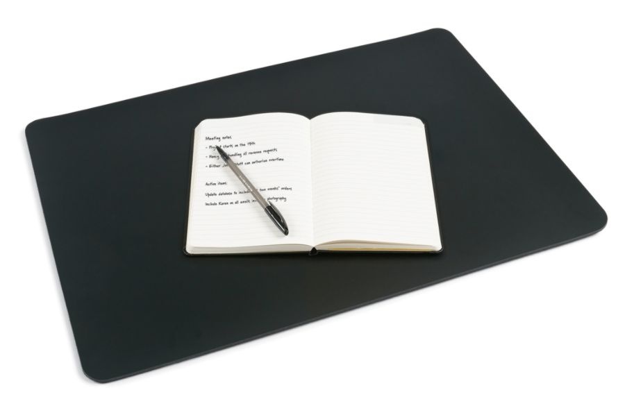 slide 2 of 4, Office Depot Brand Ultra-Smooth Writing Surface With Microban, 12'' X 17'', Black, 1 ct