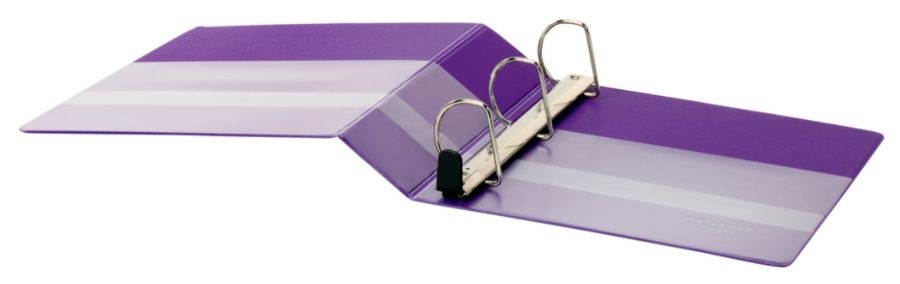 slide 2 of 5, Office Depot Brand Heavy-Duty D-Ring View Binder, 2'' Rings, Purple, 1 ct