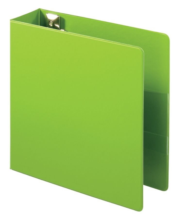 slide 2 of 5, Office Depot [In]Place Heavy-Duty Easy Open D-Ring Binder, 3'' Rings, 59% Recycled, Army Green, 1 ct