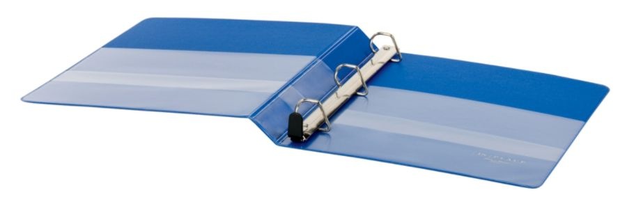 slide 2 of 5, Office Depot Brand Heavy-Duty D-Ring View Binder, 1'' Rings, Blue, 1 ct