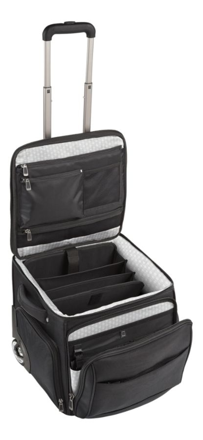 slide 5 of 7, Ativa Ultimate Workmate Rolling Briefcase With 15'' Laptop Pocket, Black, 1 ct