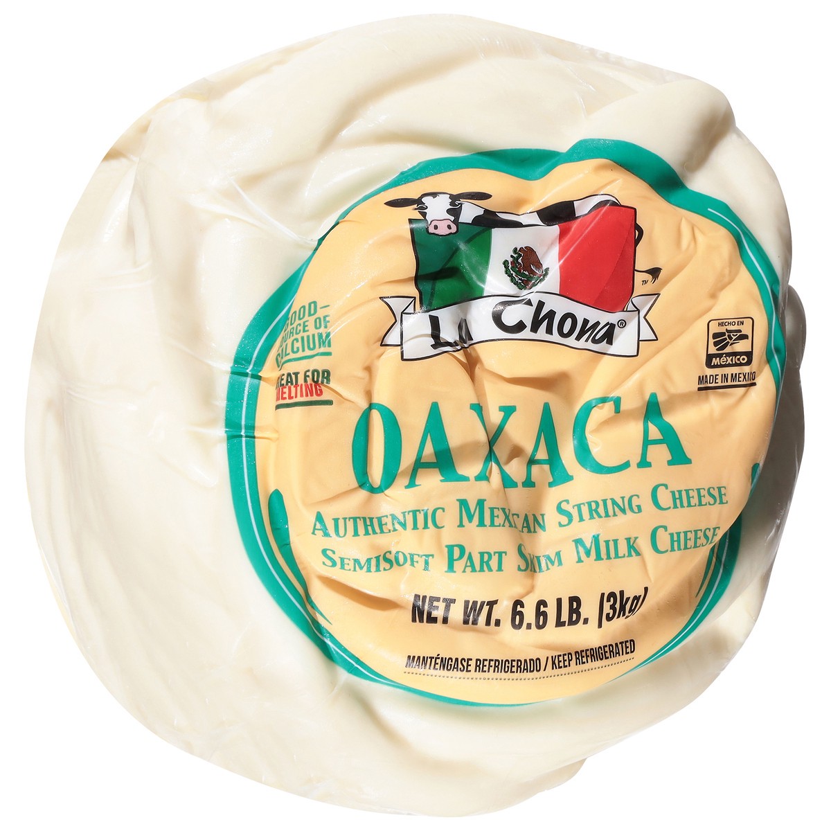 slide 3 of 4, La Chona Oaxaca Authentic Mexican String Cheese 6.6 lb, 6.6 lb