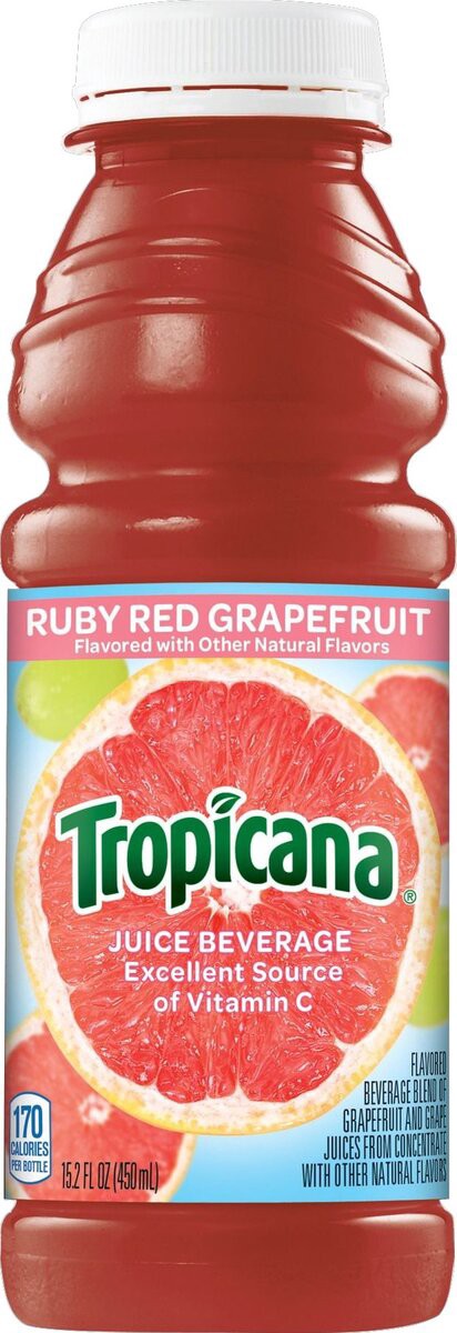 slide 1 of 7, Tropicana Juice Beverage - 15.20 fl oz, 15.20 fl oz