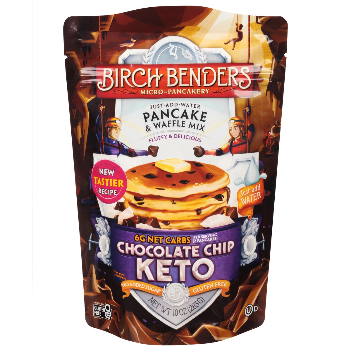 slide 6 of 14, Birch Benders Keto Chocolate Chip Pancake & Waffle Mix 10 oz, 10 oz