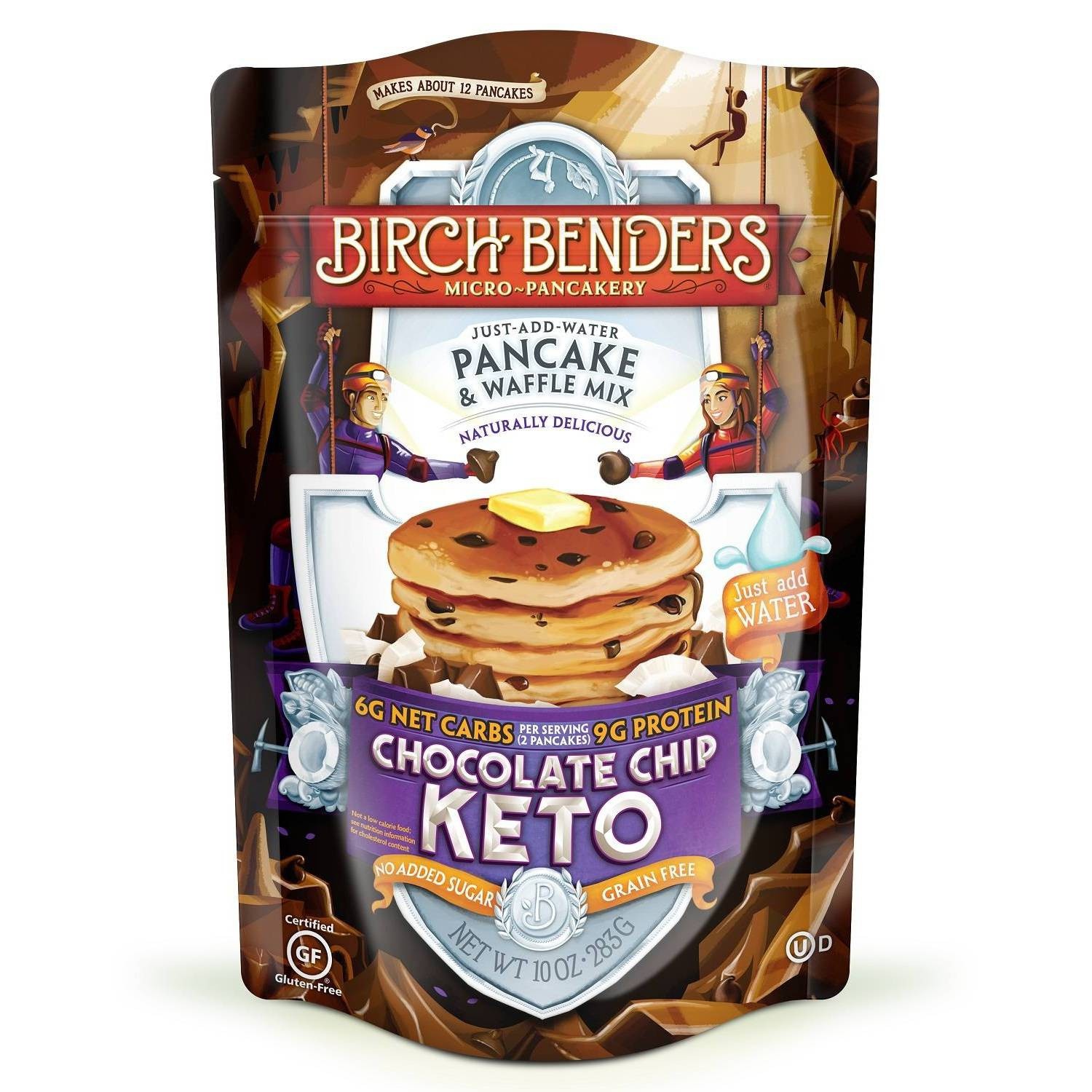 Birch Benders Keto Chocolate Chip Pancake & Waffle Mix 10 oz Shipt