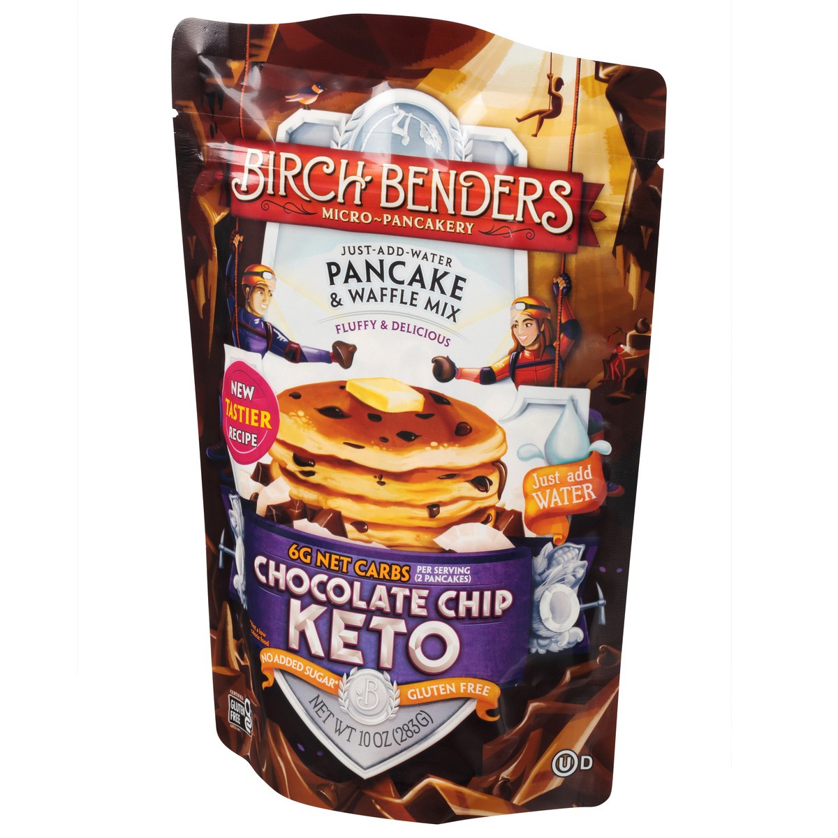 slide 14 of 14, Birch Benders Keto Chocolate Chip Pancake & Waffle Mix 10 oz, 10 oz