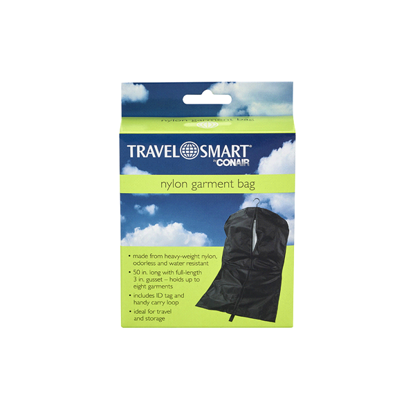 slide 1 of 4, Travel Smart Garment Bag, Nylon, 1 ct