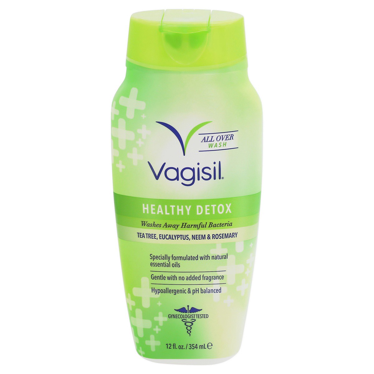 slide 1 of 7, Vagisil Healthy Detox All Over Wash 12 oz, 12 oz