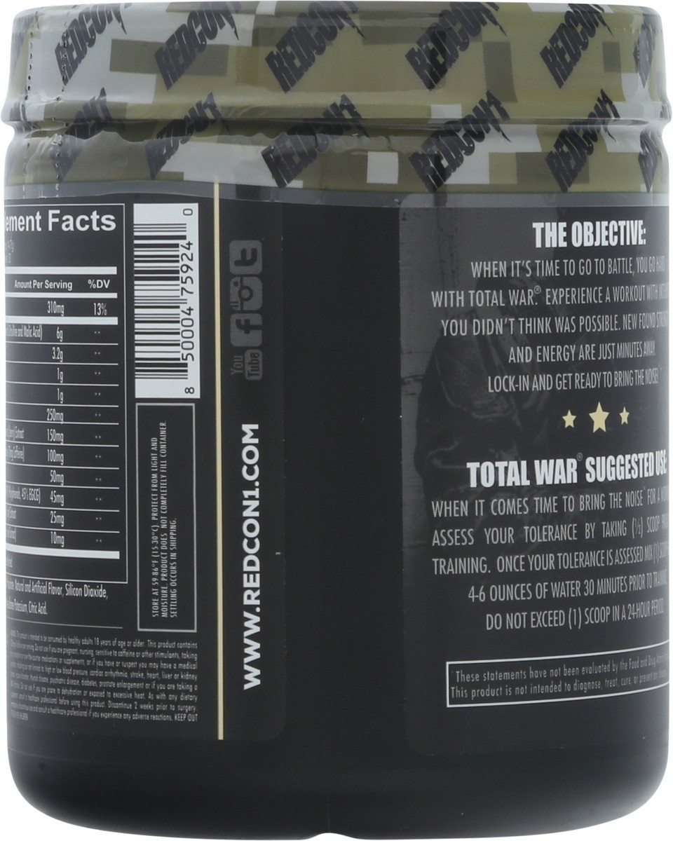 slide 8 of 9, Redcon1 Total War Rainbow Candy Preworkout 15.56 oz, 15.56 oz