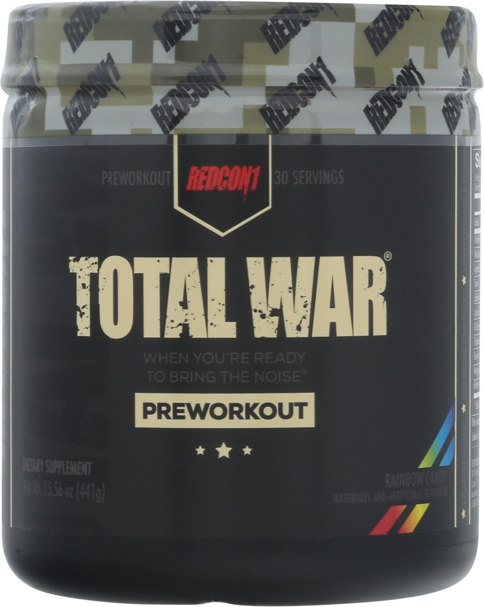 slide 6 of 9, Redcon1 Total War Rainbow Candy Preworkout 15.56 oz, 15.56 oz