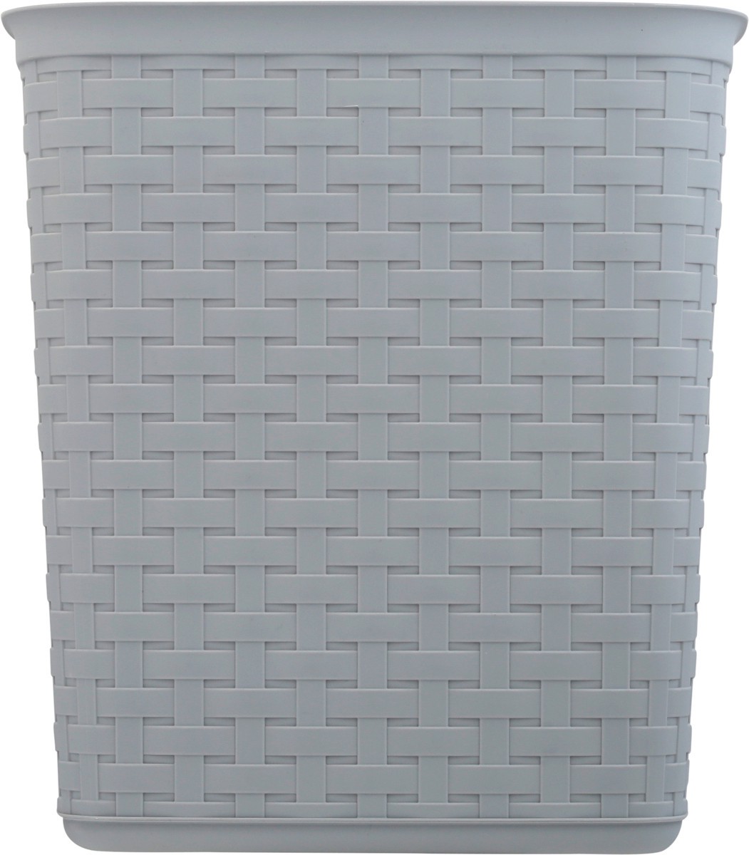 slide 3 of 12, Sterilite 3.4 Gallon Cement Weave Wastebasket 1 ea, 1 ct