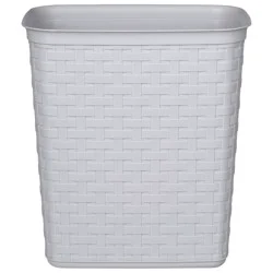 Sterilite 3.4 Gallon Cement Weave Wastebasket 1 ea