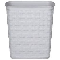 Sterilite 3.4 Gallon Cement Weave Wastebasket 1 ea