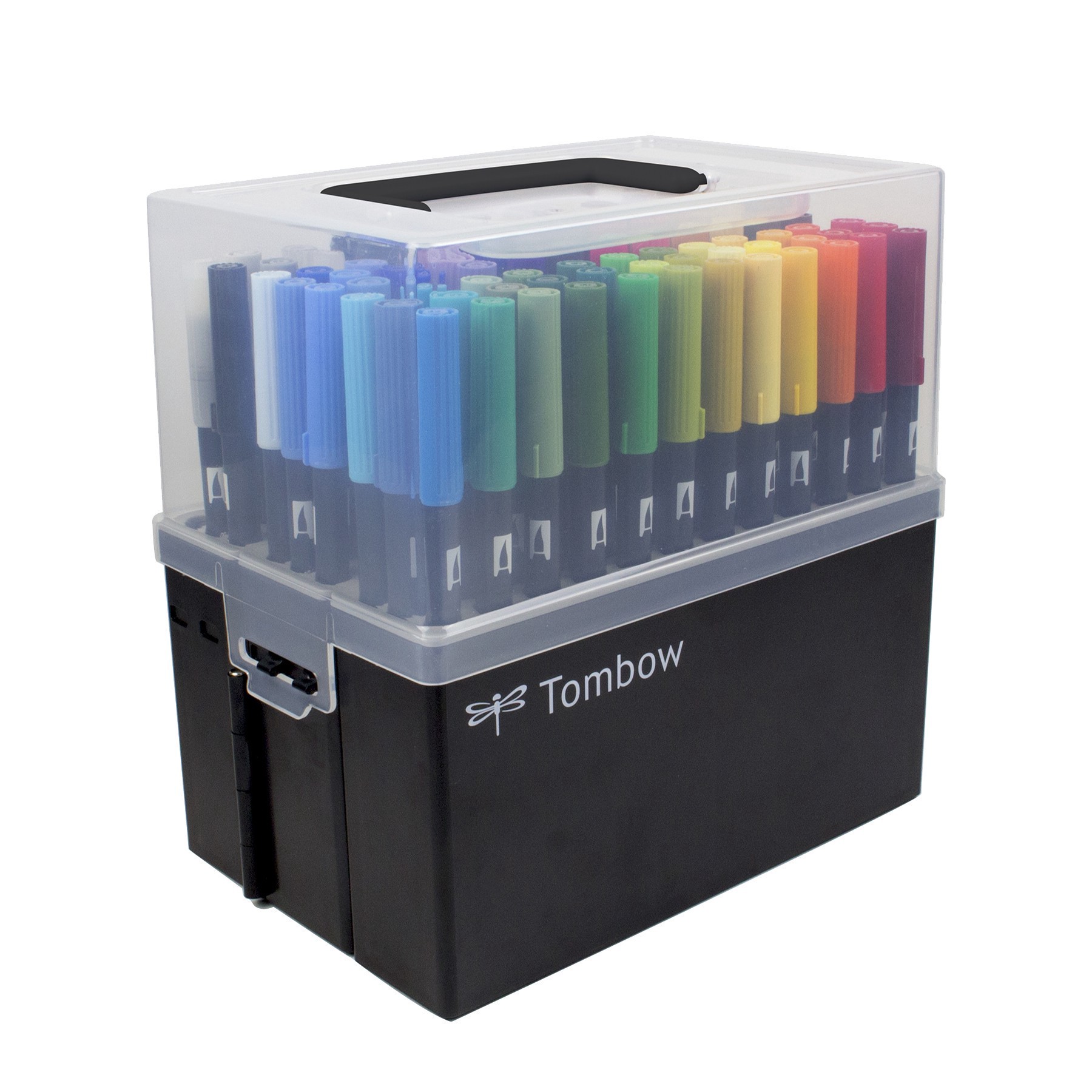 slide 2 of 5, Tombow Marker Case, 8.6 in x 8.2 in x 5.8 in