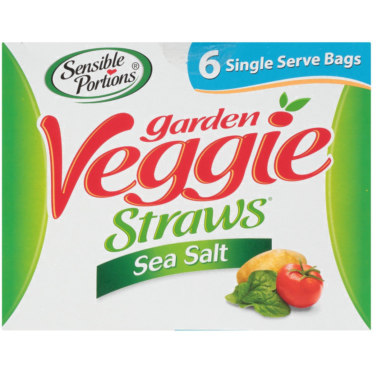slide 23 of 24, Sensible Portions Garden Veggie Straws Sea Salt Vegetable & Potato Snack 6-1 oz. Packs, 6 oz