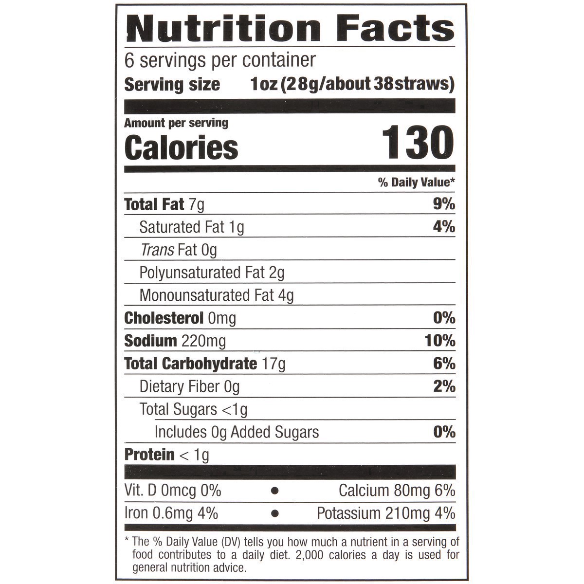 slide 16 of 24, Sensible Portions Garden Veggie Straws Sea Salt Vegetable & Potato Snack 6-1 oz. Packs, 6 oz