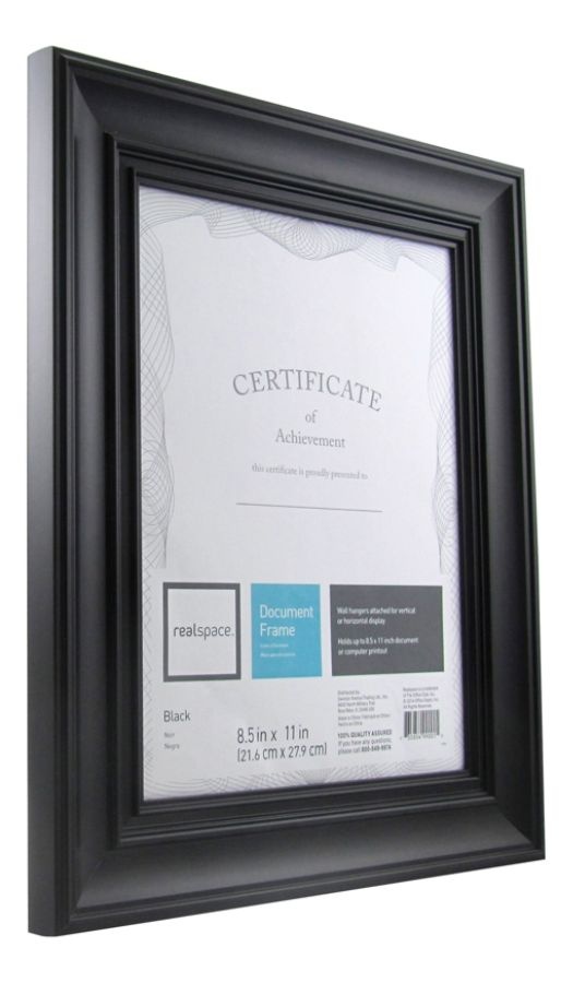 slide 4 of 6, Realspace Photo/Document Frame, Stephan, 8-1/2'' X 11'', Black, 1 ct