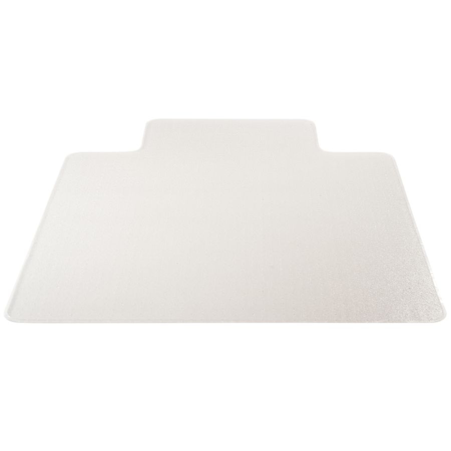 slide 2 of 4, Realspace Medium-Pile Chair Mat With Beveled Edge, 45'' X 53'', Clear, 1 ct