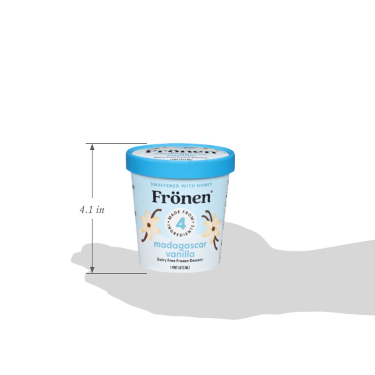 slide 2 of 13, Frönen Dairy Free Madagascar Vanilla Frozen Dessert 1 pt, 1 ct