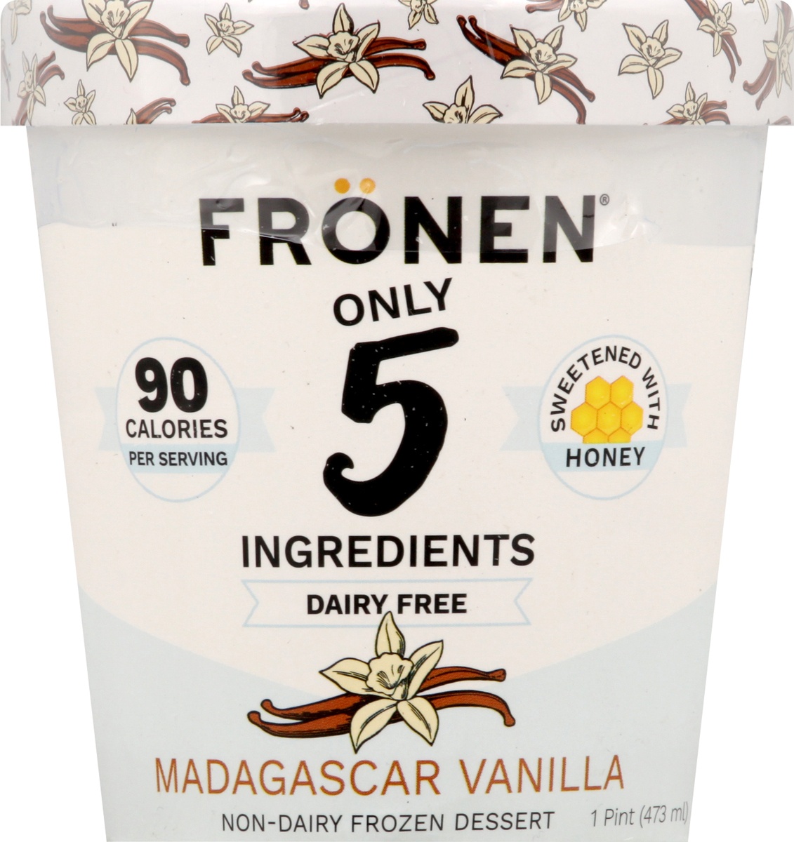 slide 7 of 8, Frönen Frozen Dessert, Non-Dairy, Madagascar Vanilla, 1 pint