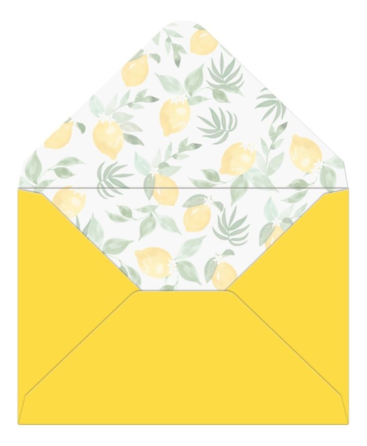 slide 3 of 3, Lady Jayne Blank Note Cards with Envelopes, Lemons, 12 ct; 3 1/2 in x 5 in