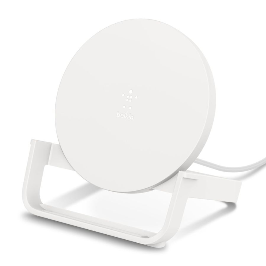 slide 2 of 3, Belkin Boost Up Wireless Charging Stand For Mobile Devices, White, F7U083Tt-Wht, 1 ct