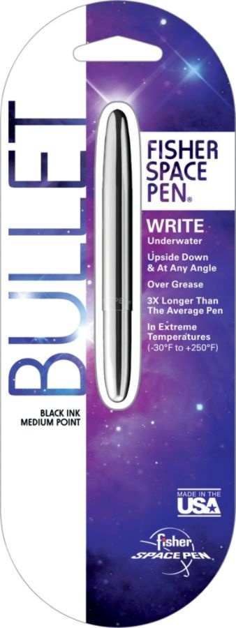 slide 4 of 8, Fisher Bullet Space Pen, Assorted Barrels, Black Ink, 1 ct