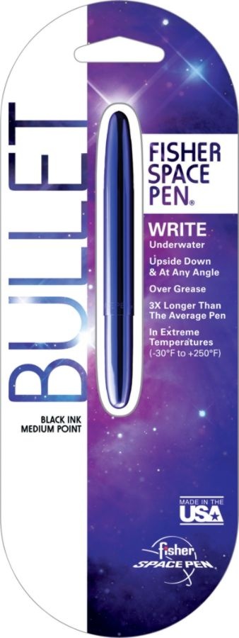 slide 7 of 8, Fisher Bullet Space Pen, Assorted Barrels, Black Ink, 1 ct