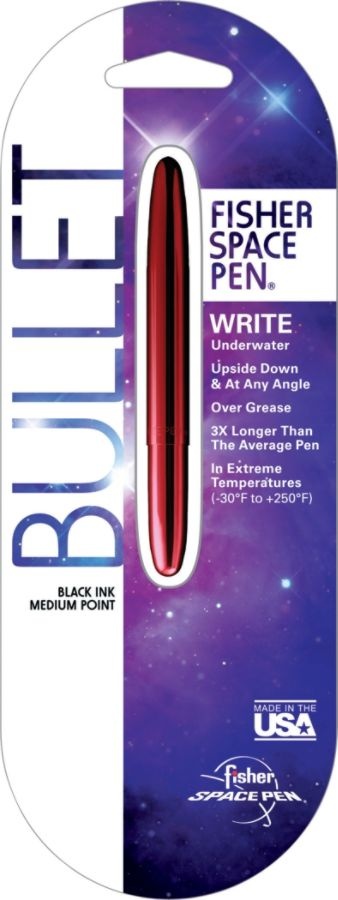 slide 8 of 8, Fisher Bullet Space Pen, Assorted Barrels, Black Ink, 1 ct