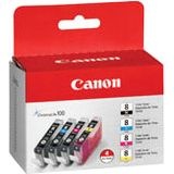 slide 2 of 2, Canon CLI-8 Ink Cartridge Color, 4 ct