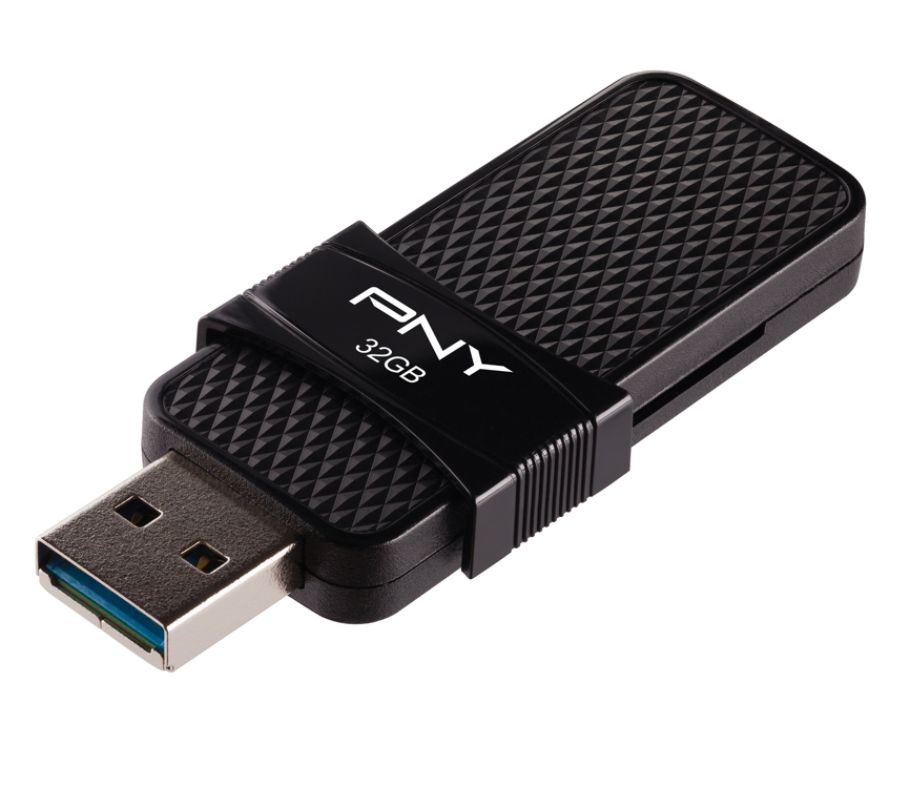 slide 6 of 7, PNY Duo Link Otg Type-C Usb Flash Drive For Android, 32 GB